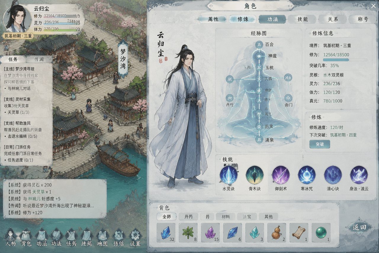 谪仙索欢录 场景演出 演示图 7