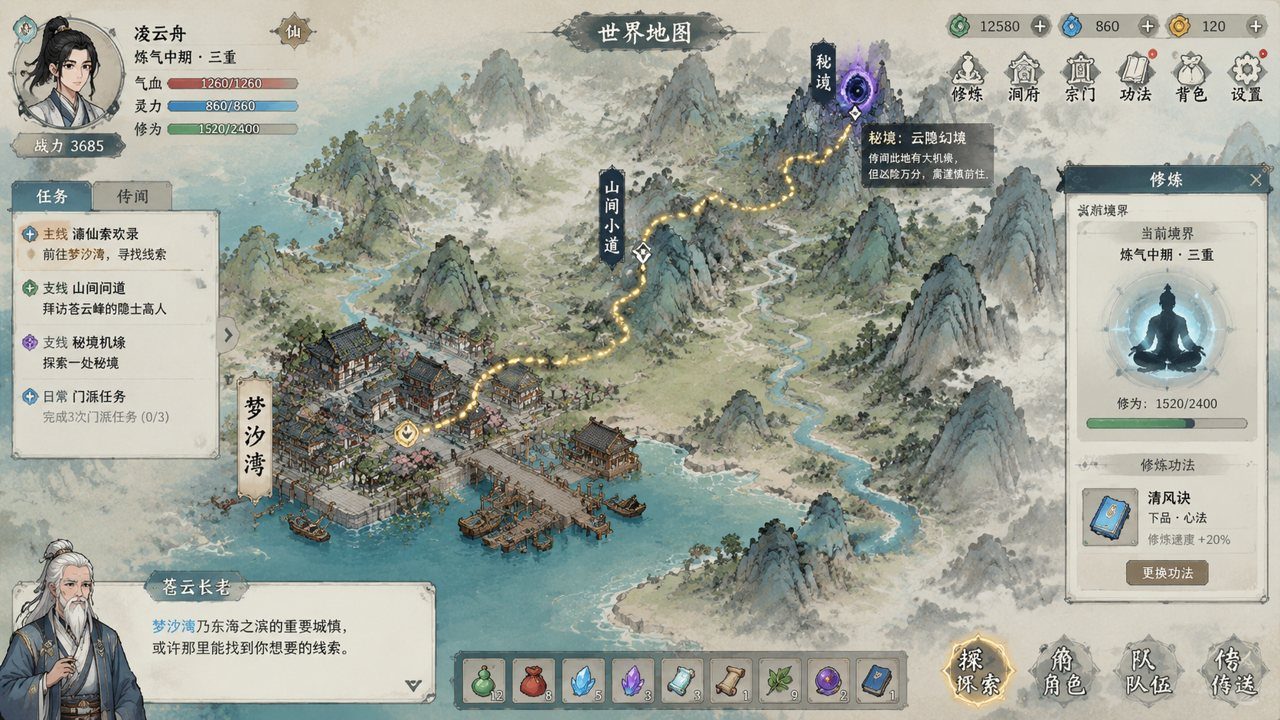 谪仙索欢录 剧情互动 画面 3